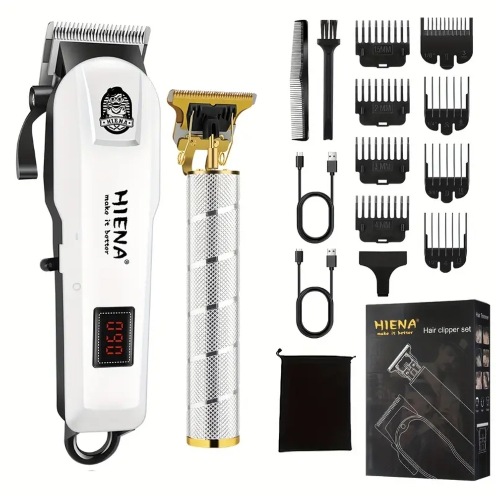 White and Gold Hair Clipper Set